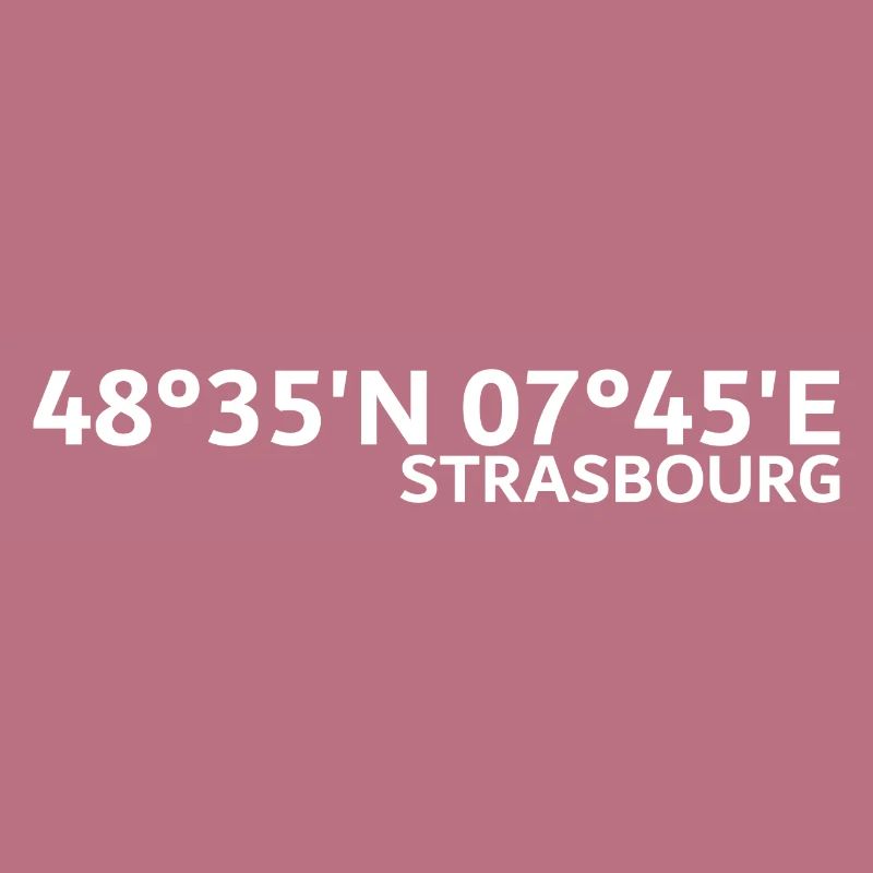 Coordonnées de Strasbourg