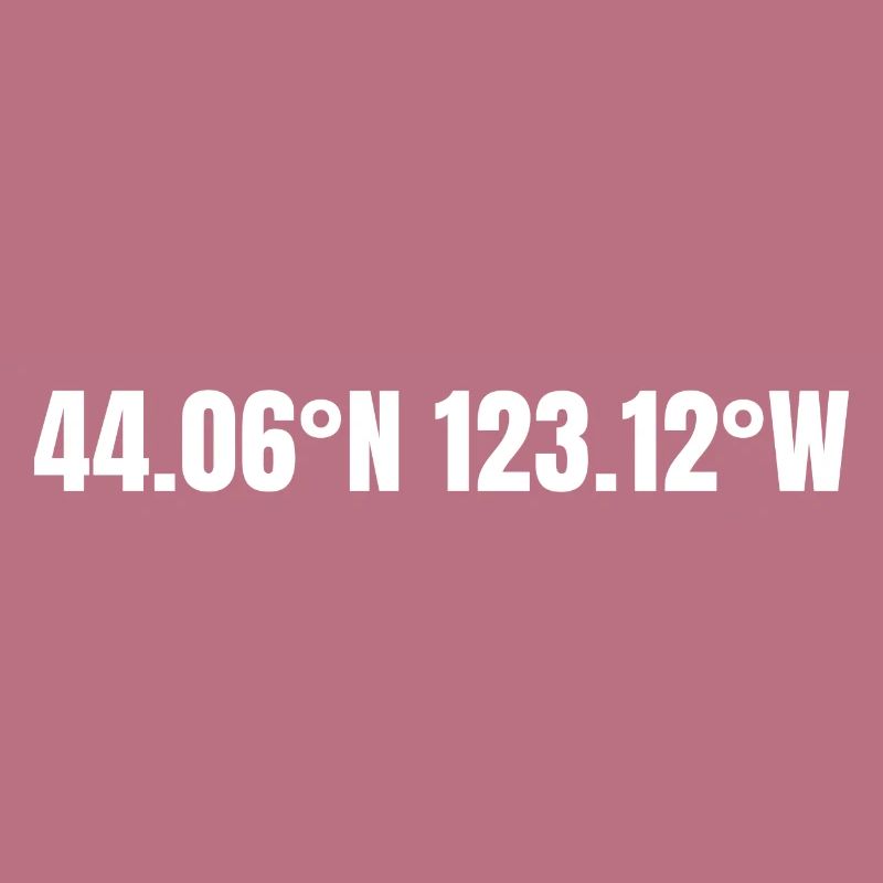 Eugene, Oregon, USA Coordinates