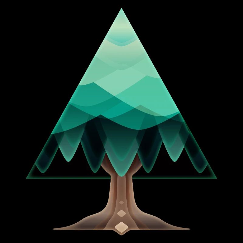 The triangular tree