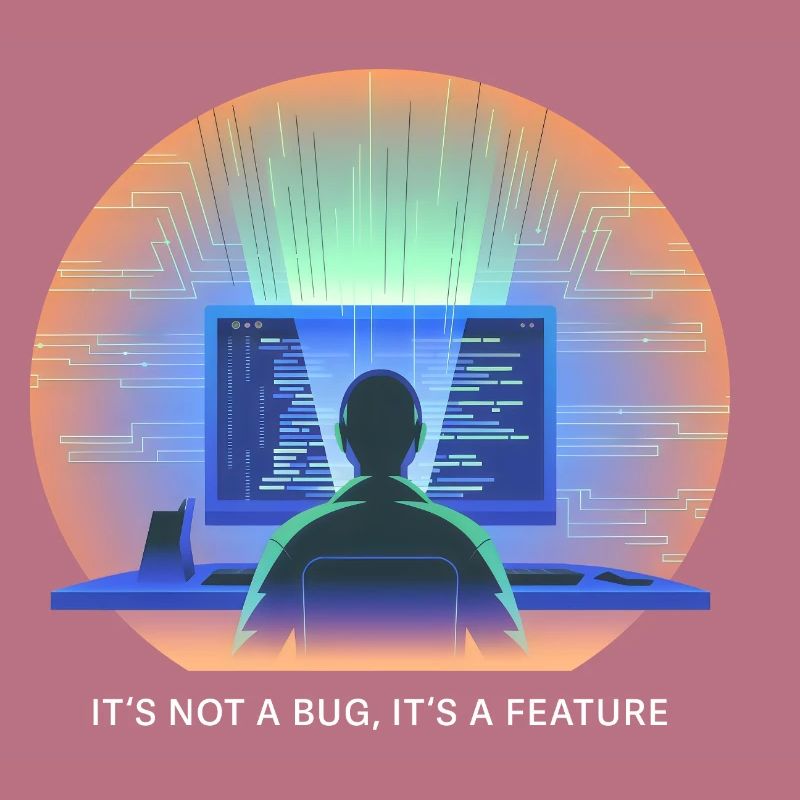 its not a bug its a feature Programmierer Software