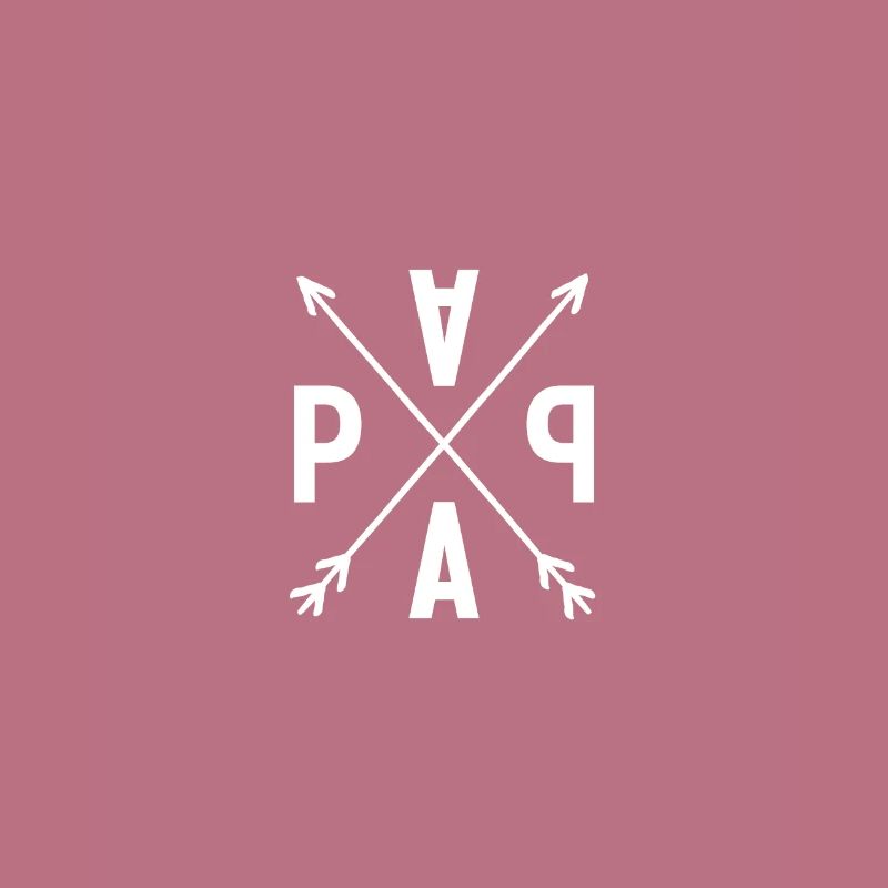 Bester Papa Statement Emblem Logo