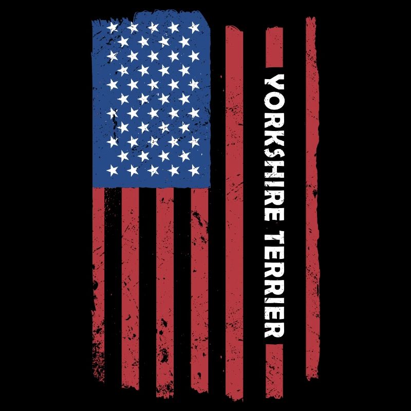 Yorkshire Terrier Us Flag