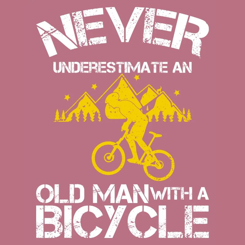 Never underestimate an old man with a bicycle