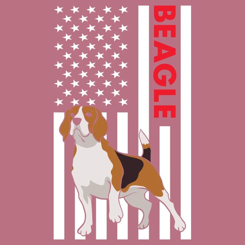 Beagle Us Flag