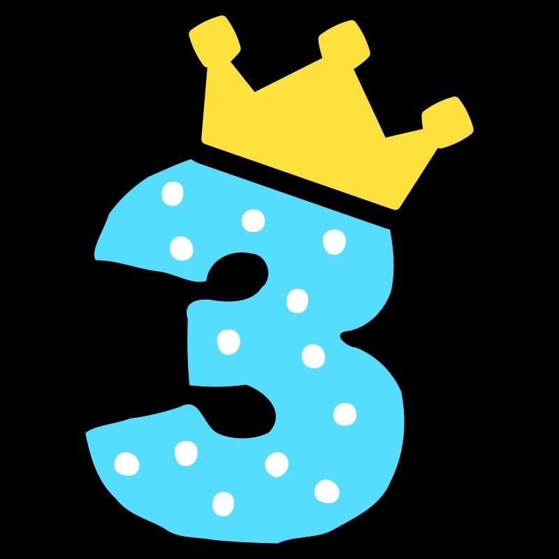 3 couronnes 3 anniversaire 3 ans