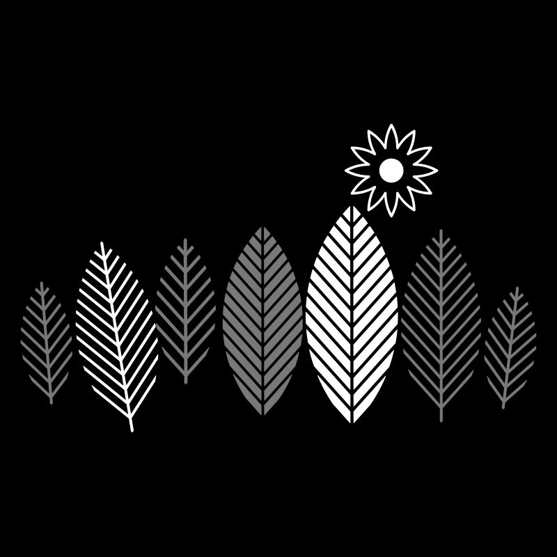 Leaf forest sun