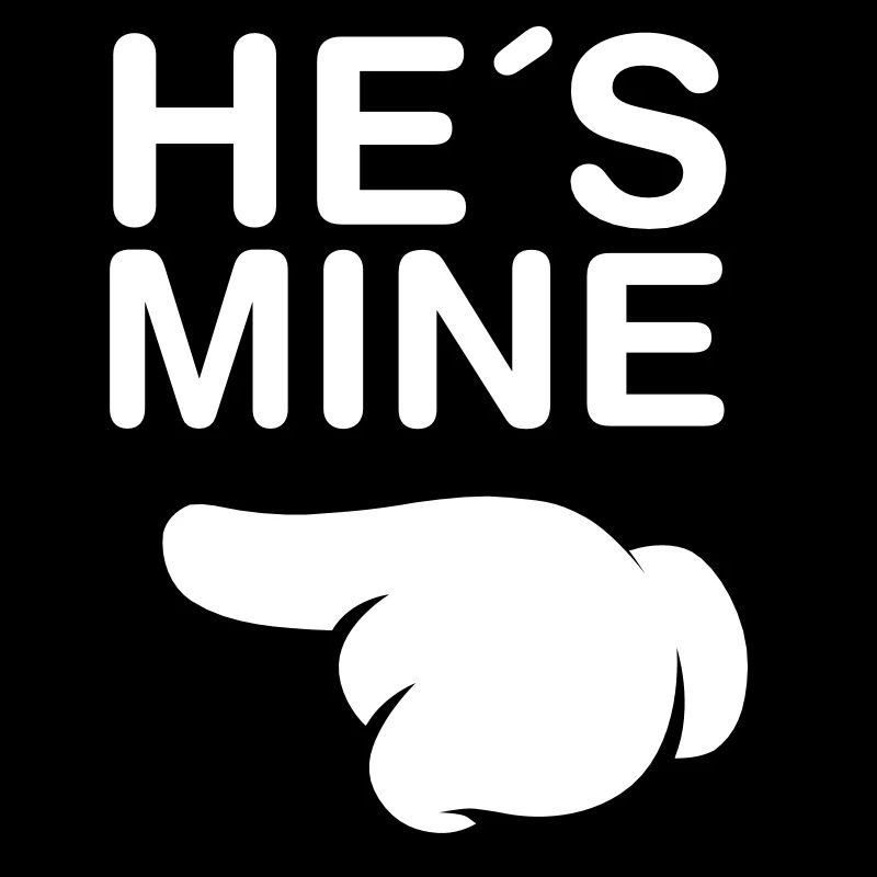 He's Mine (Comic Hand) - Matching Couple Design