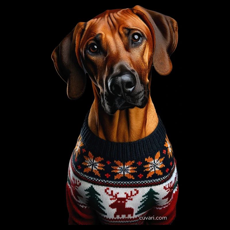 Rhodesian Ridgeback Weihnachten