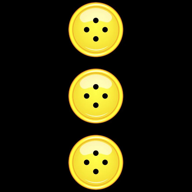 boutons colorés bouton jaune bouton extravagant mode