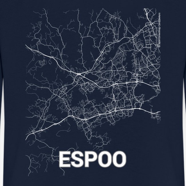 Espoo city map and streets