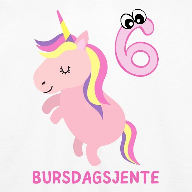 Bursdagsjente 6 år