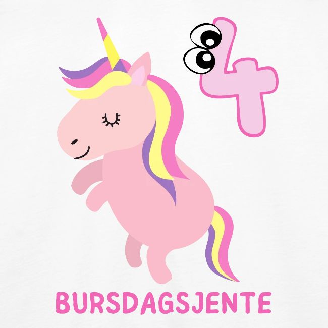 BURSDAGSJENTE 4 ÅR