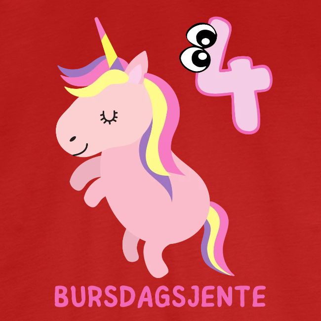 BURSDAGSJENTE 4 ÅR
