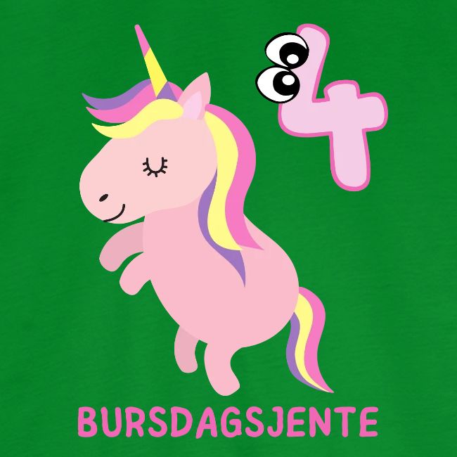 BURSDAGSJENTE 4 ÅR