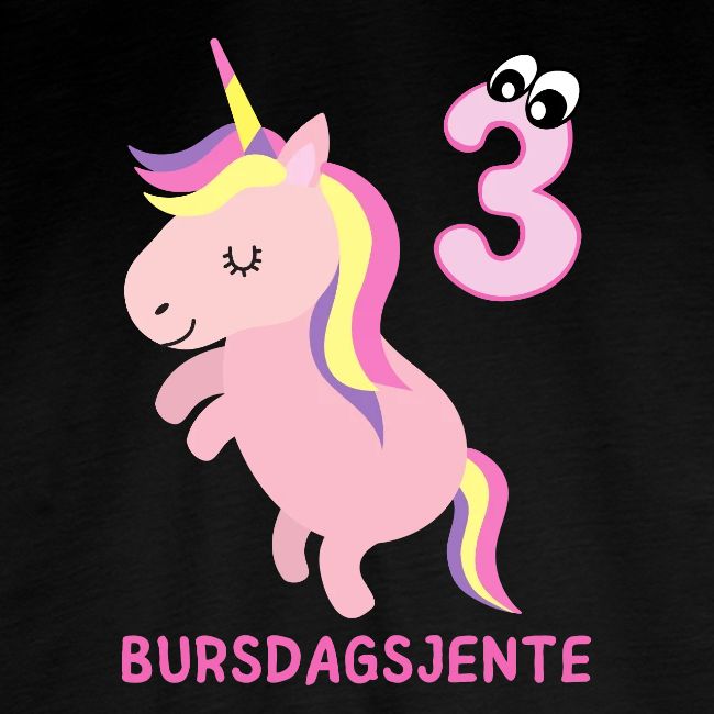 BURSDAGSJENTE 3 ÅR