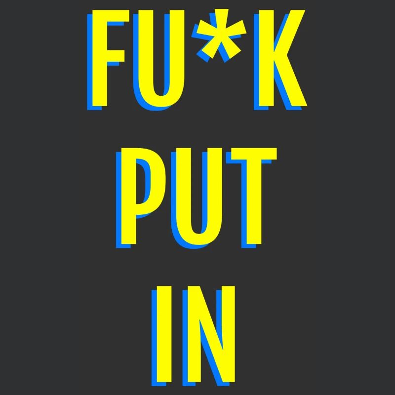 Provocative neon text graphics