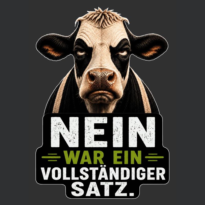 Nein war ein vollständiger Satz Kuh Spruch