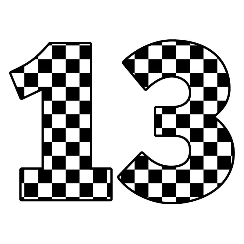 Nummer 13 plaid