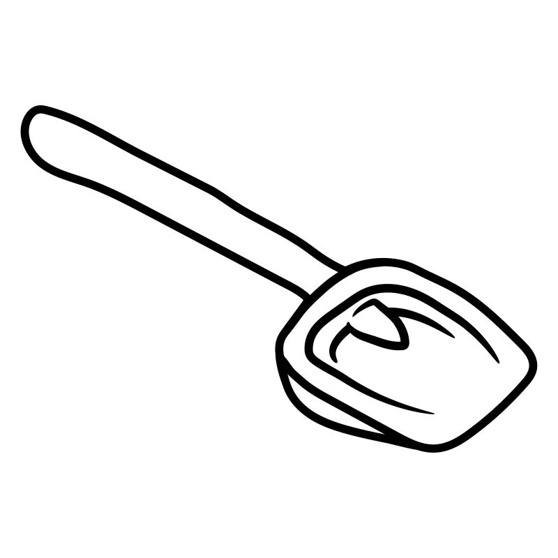 Contour version yellow shovel sandbox toy