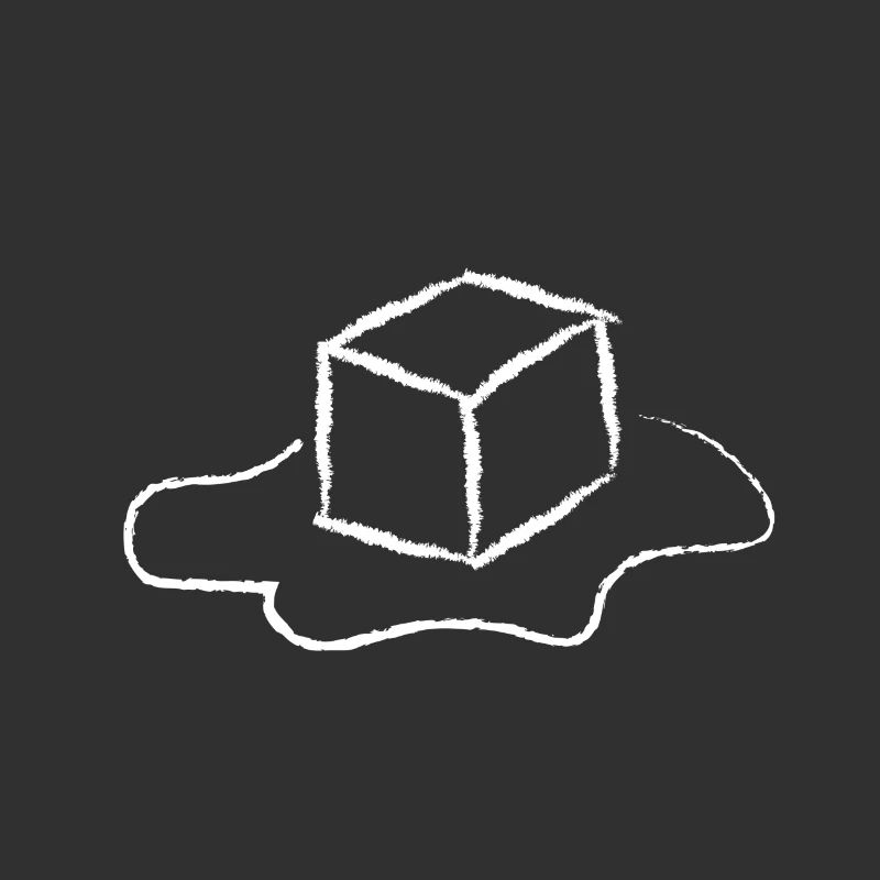 Glaçons eau glacée eau glacée été