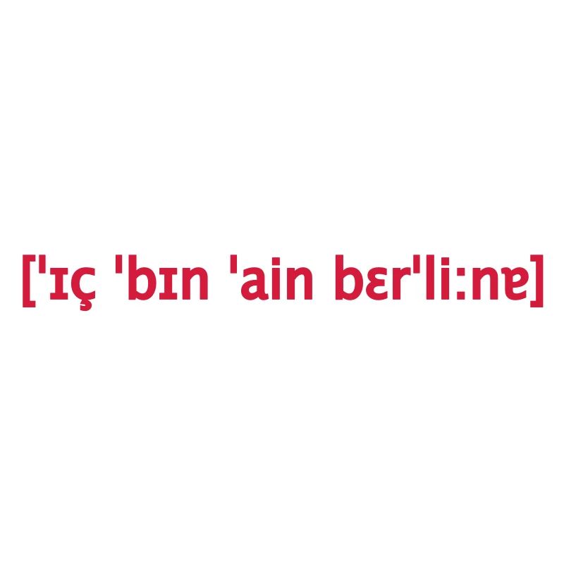 I am a Berliner phonetics