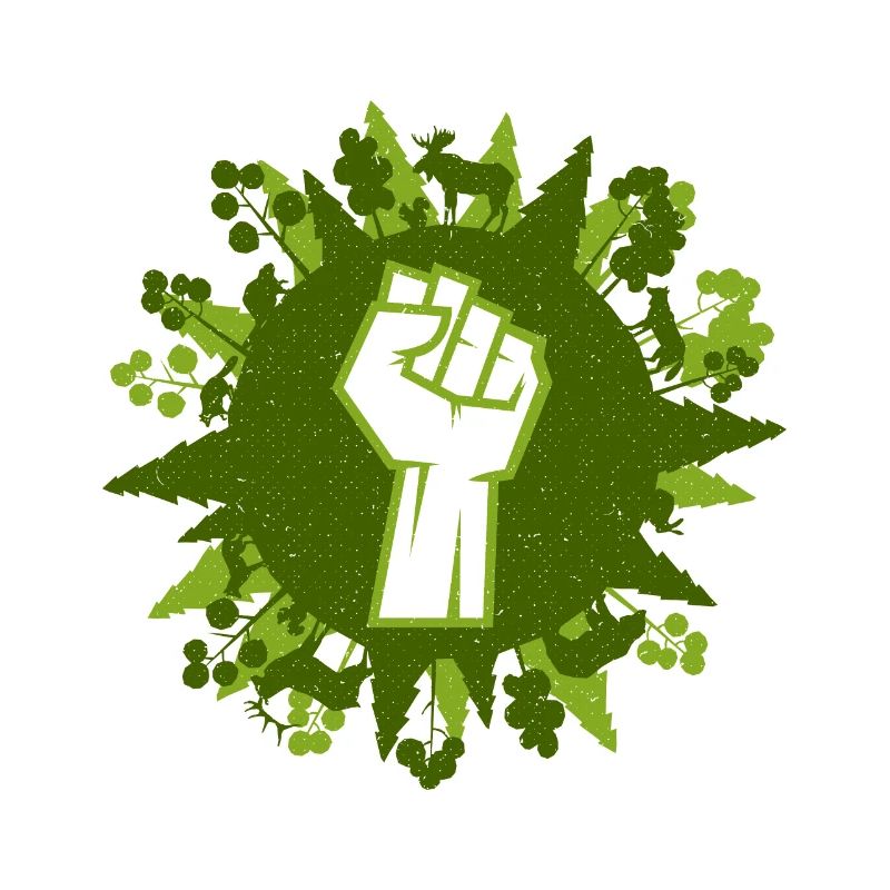 Eco friendly protest