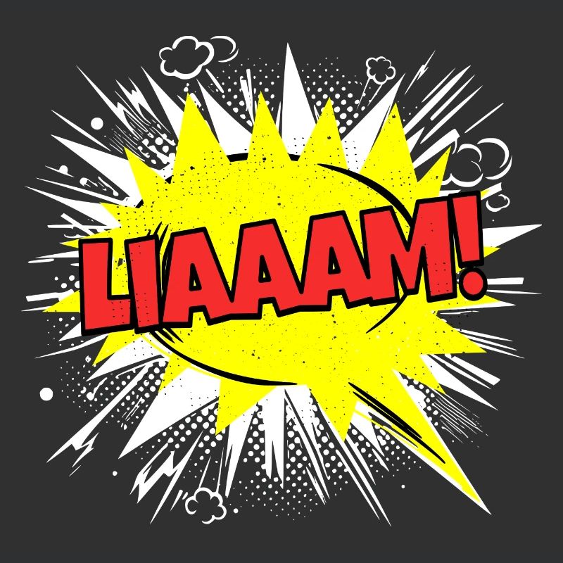 Liam Name Funny Speech Bubble Liaaam!