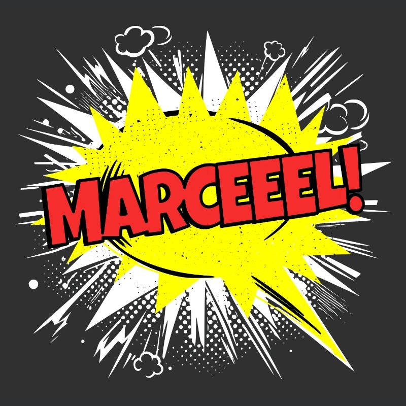 Marcel nom drôle bulle de discours Marceeel !