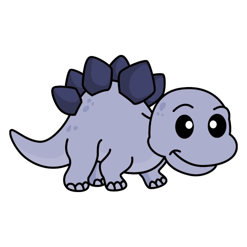 Dinosaur stegosaurus Comic