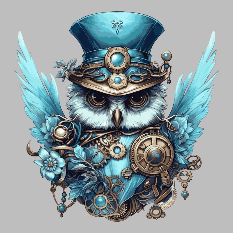 Coole Steampunk Eule