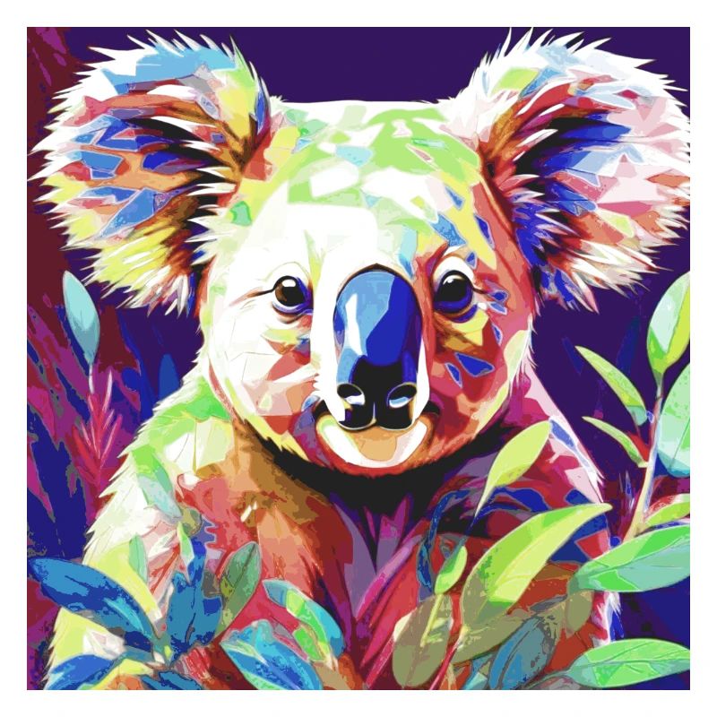 Koala, koalabär, illustration