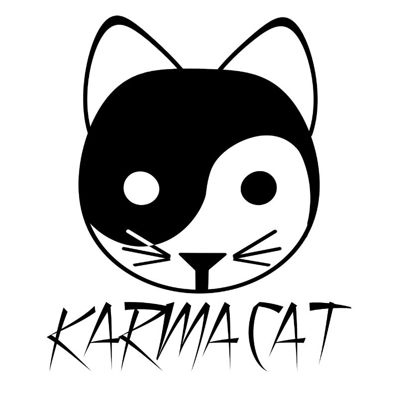 Karma Cat Ying Yang Gift Kitten Nirvana