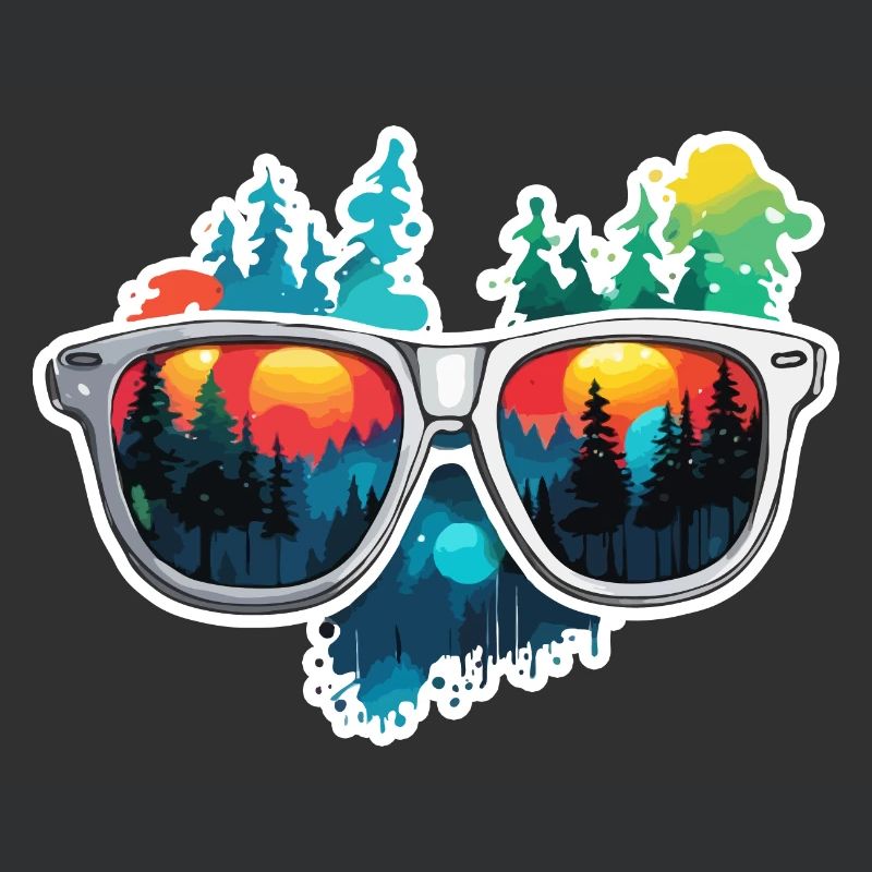 Lunettes de soleil / Reflection / Forêt / Reflection