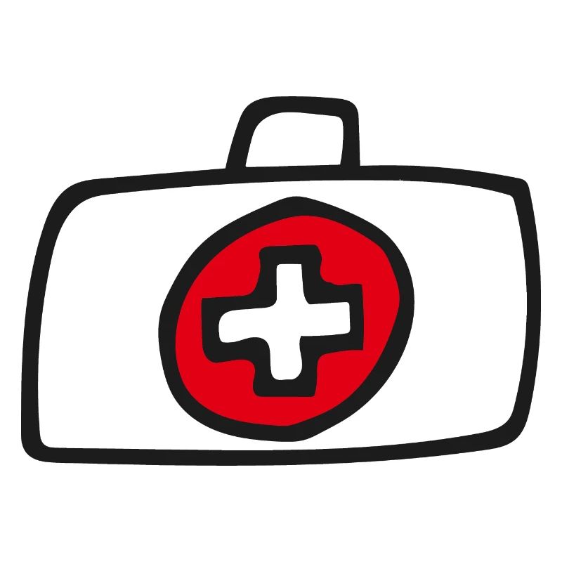 Esquisse de valise de médecine