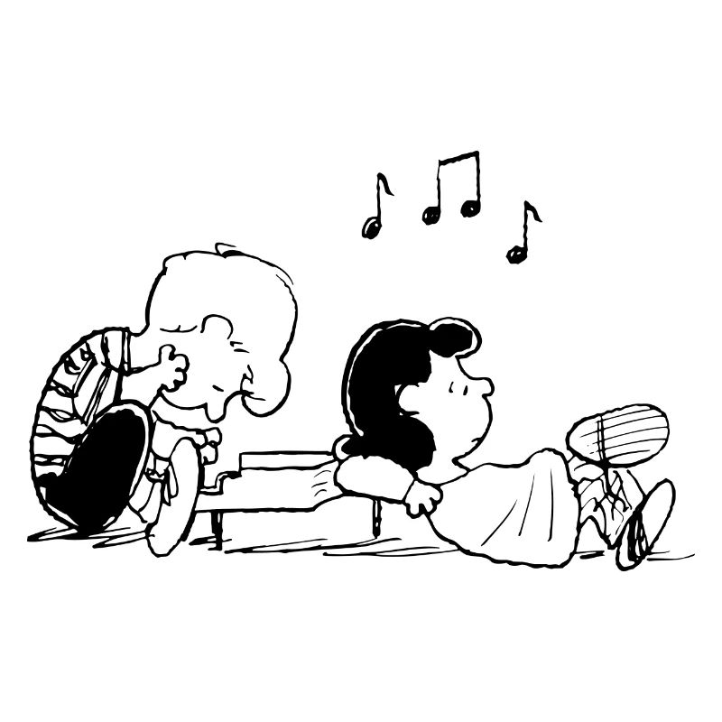 Peanuts Schroeder Et Lucy
