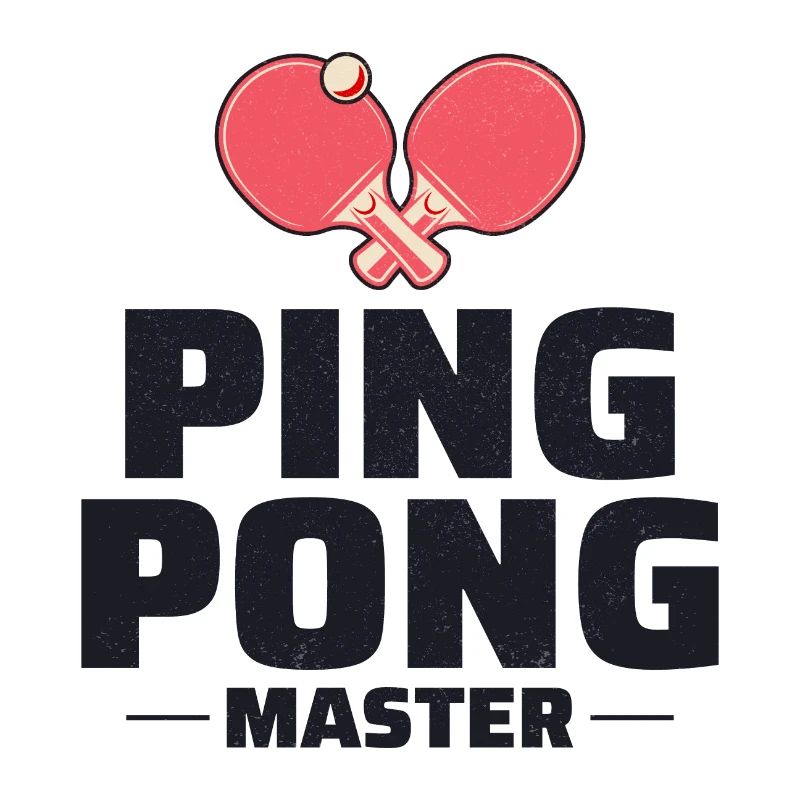 Ping Pong Master Table Tennis Coach Paddle Player