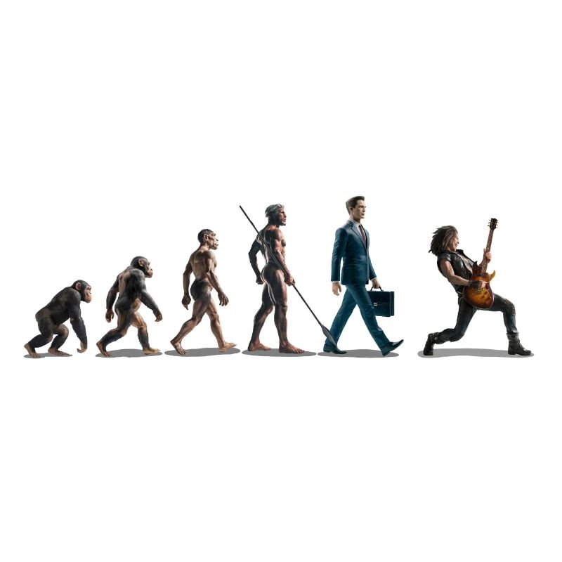 Evolution Guitar Player