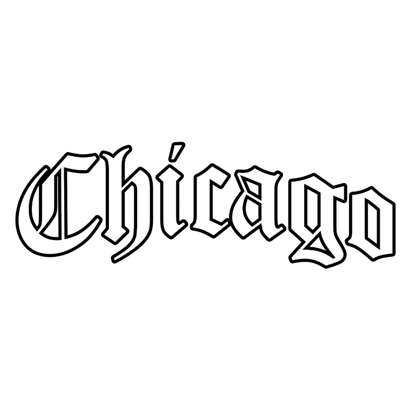 Chicago Logo: Gothic Design mit mutigem Stil