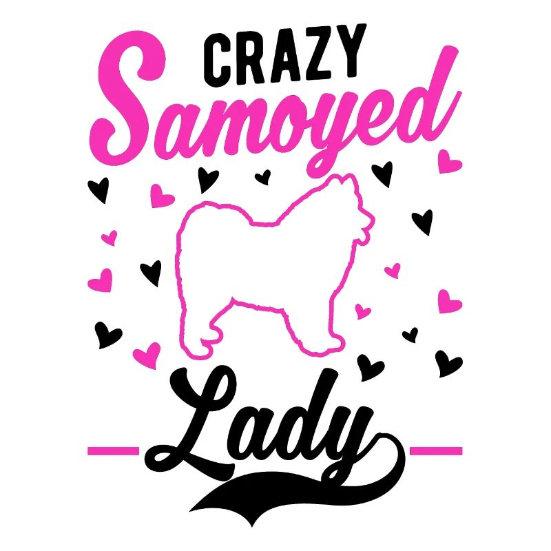 Folle Dame Samoyède Samojede