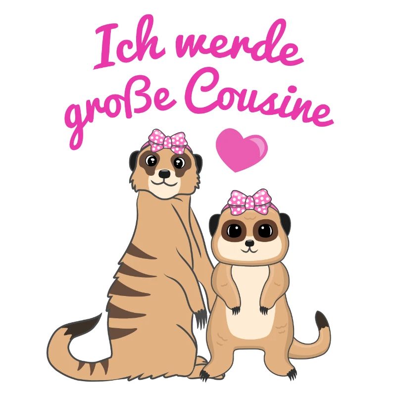 Ich Werde Große Cousine Erdmännchen Geschenk