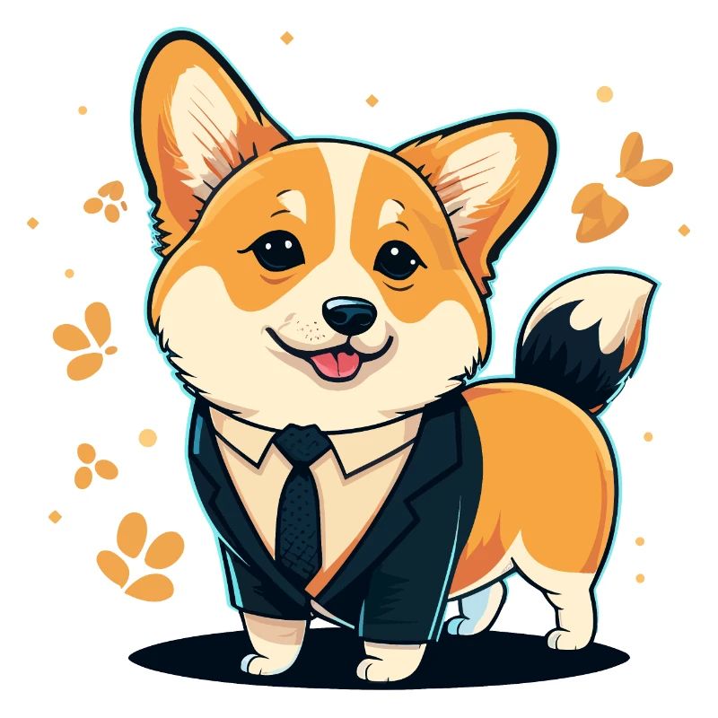 Corgi Welpen Spaß