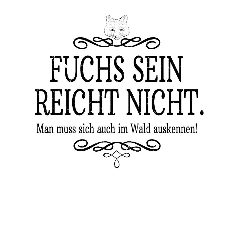 Fuchs Wald Förster Jäger Natur Bäume Geschenke