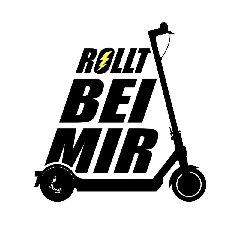 E-Scooter E-Roller Rollt bei mir
