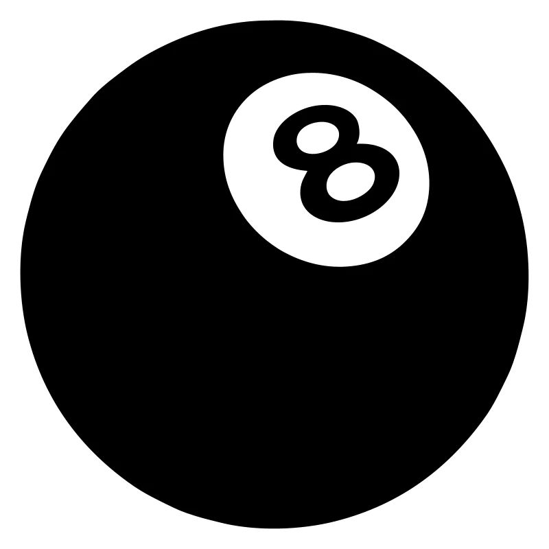 boule noir billard 8 2509