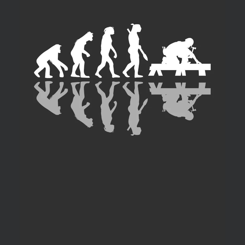 Human Evolution Carpenter Woodworkers Woodworking