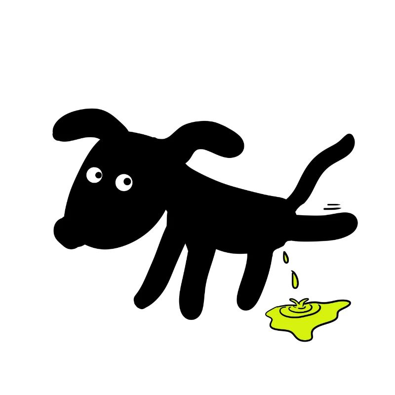Dog pees dogs