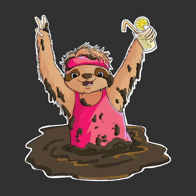 Mud Run Sloth