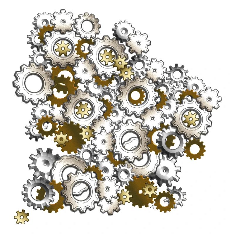 Steampunk gears