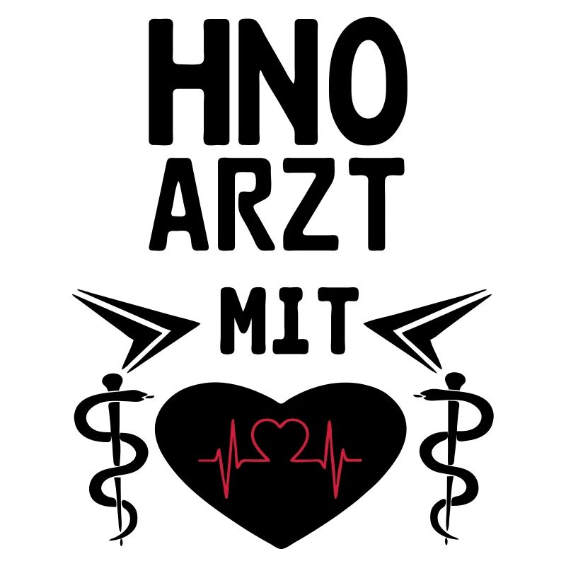 HNO Arzt mit Herz Geschenk