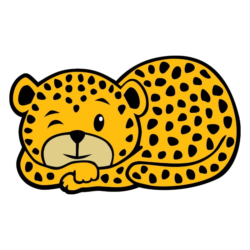 Leopardo addormentato